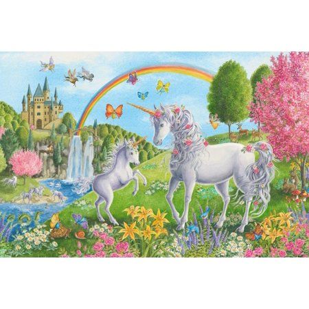 Ravensburger Floor Puzzle 24PCS  Prancing Unicorns
