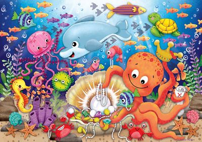 Ravensburger Floor Puzzle 24PCS Fishie's Fortune