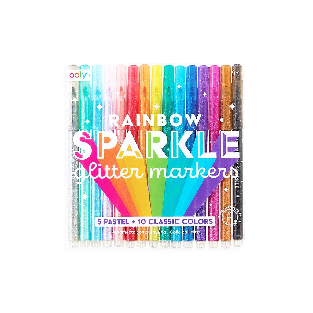 Rainbow Sparkle Glitter Marker