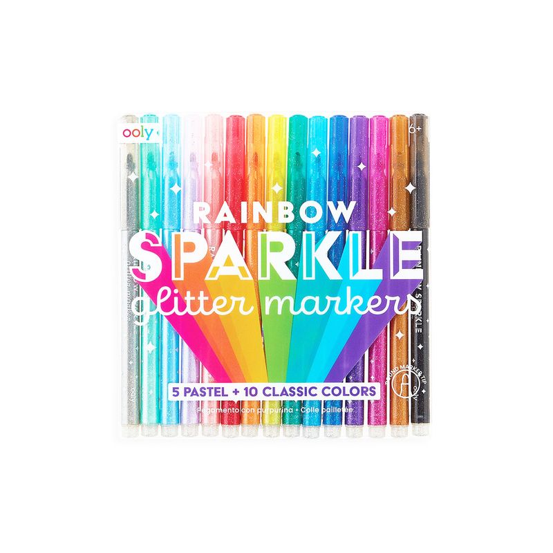 Rainbow Sparkle Glitter Marker