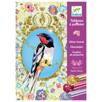 Djeco Glitter Boards / Glitter Birds