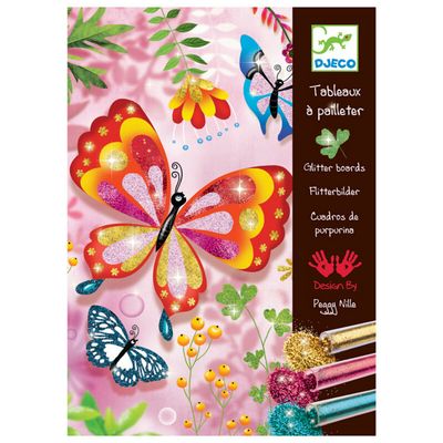 Djeco Glitter boards / Butterflies