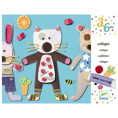 Djeco Collages for little ones / Little Animals