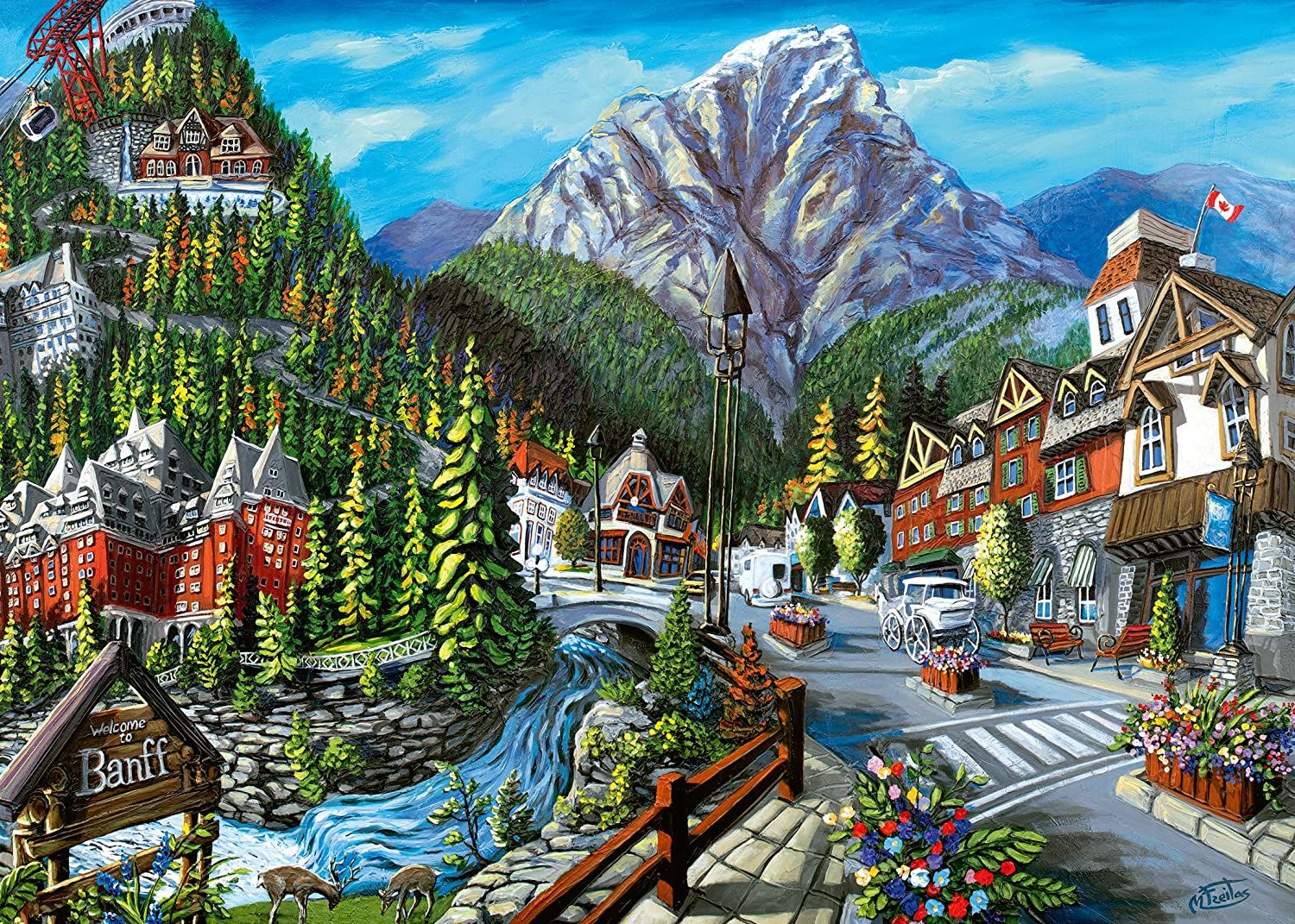 Ravensburger 1000PCS Welcome to Banff