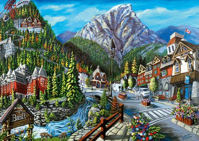 Ravensburger 1000PCS Welcome to Banff