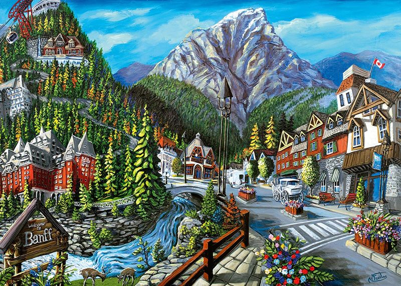 Ravensburger 1000PCS Welcome to Banff