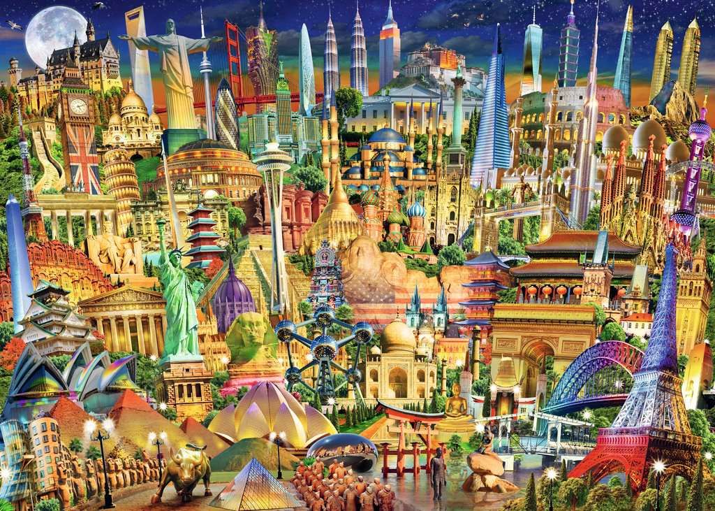 World Landmarks by Night