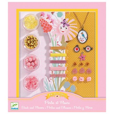 Djeco Beads / Pearl and flowers