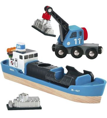 Brio Freight Ship and Crane