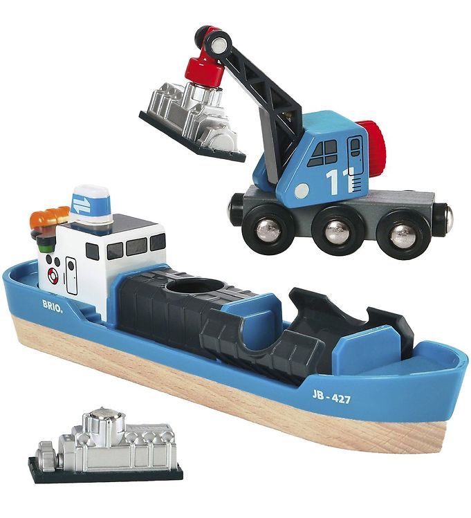 Brio Freight Ship and Crane