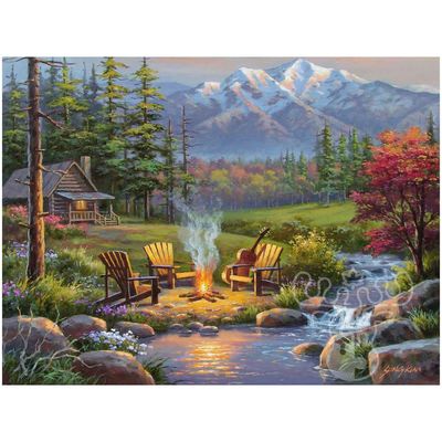 Ravensburger Large Format 750PCS Riverside Livingroom