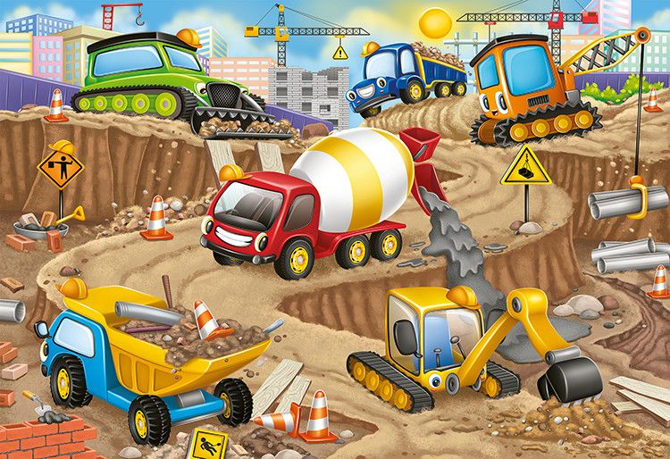 Ravensburger Floor Puzzle 24PCS Construction Fun