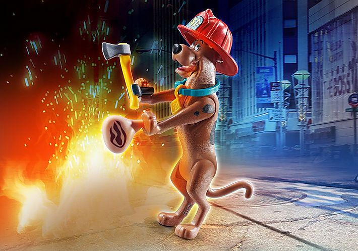 SCOOBY-DOO! Collectible Fireman Figure