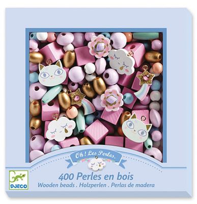 Djeco Wooden Beads Rainbow