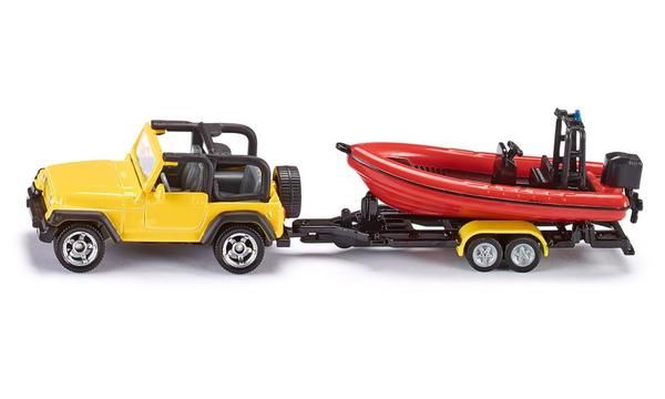 Siku Jeep With Boat