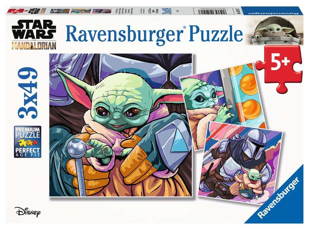 Ravensburger 3X49PCS The Mandalorian: Grogu Moments