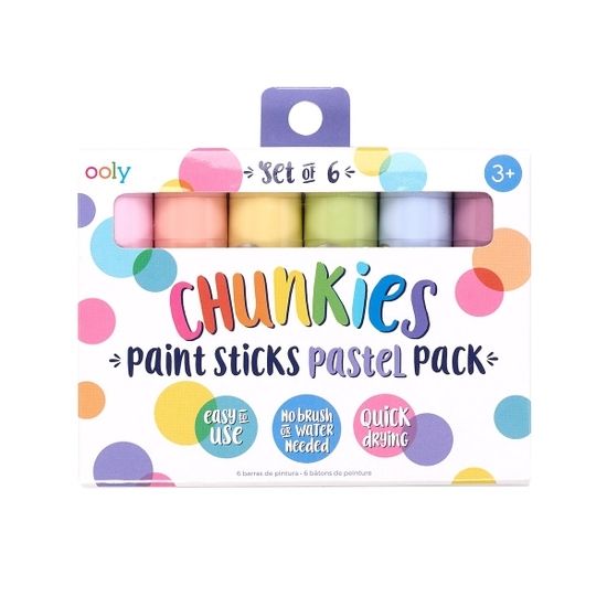 CHUNKIES PAINT STICKS PASTEL SET OF 6