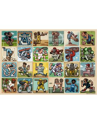 Ravensburger 300 PCS Awesome Athletes