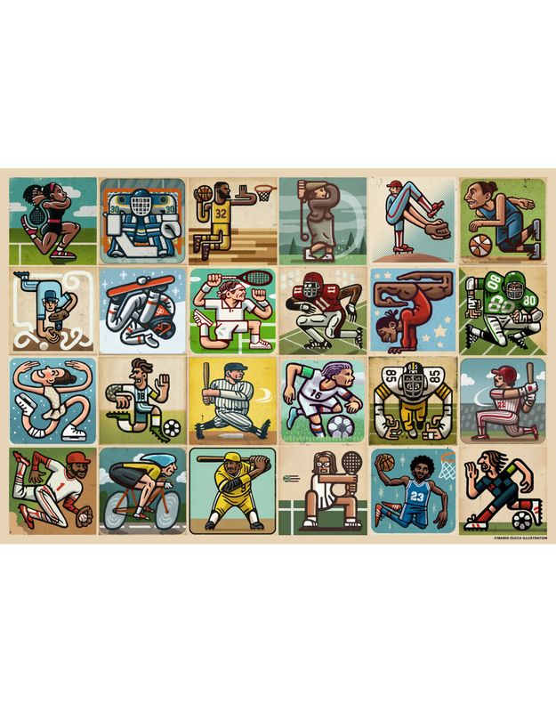 Ravensburger 300 PCS Awesome Athletes