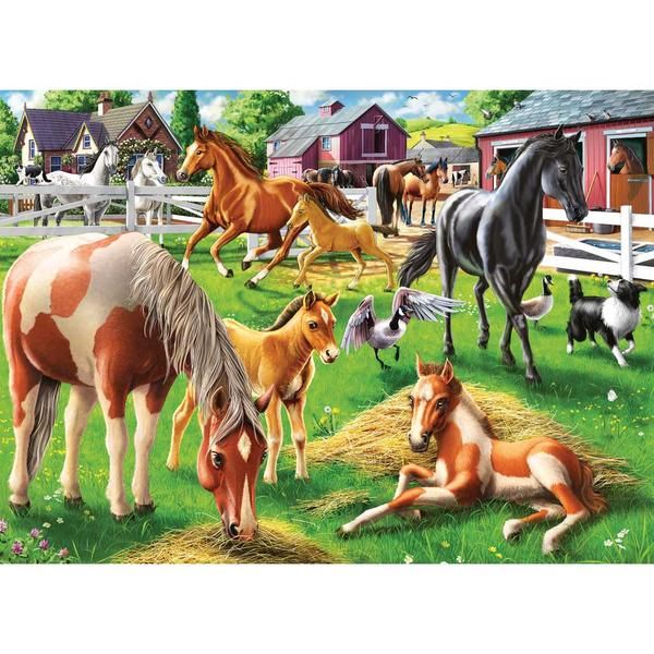 Happy Horses(60 pc Puzzles)