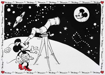 Ravensburger Disney Treasures from The Vault Minnie and Mickey Sweethearts 1000 Piece