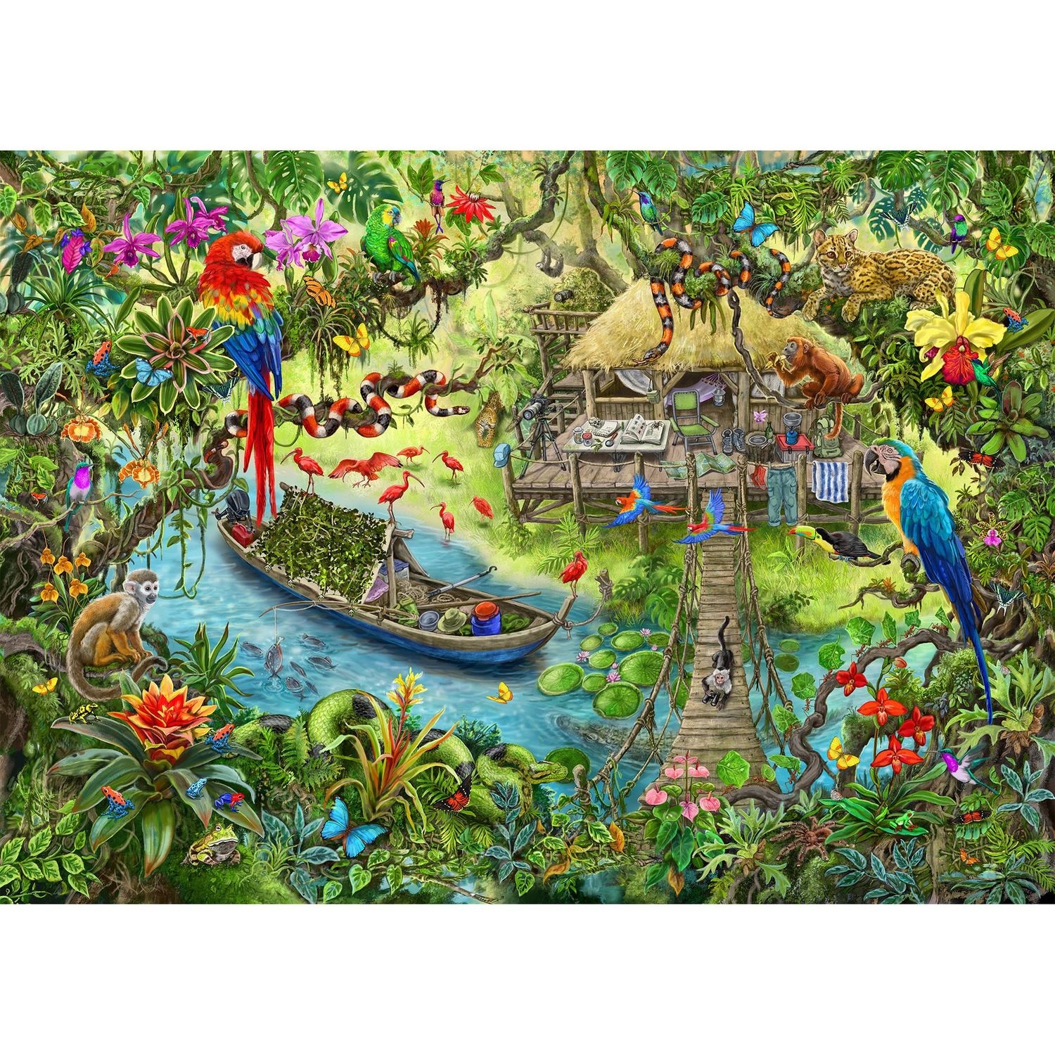 Ravensburger Kids Escape Puzzle: Jungle Journey
