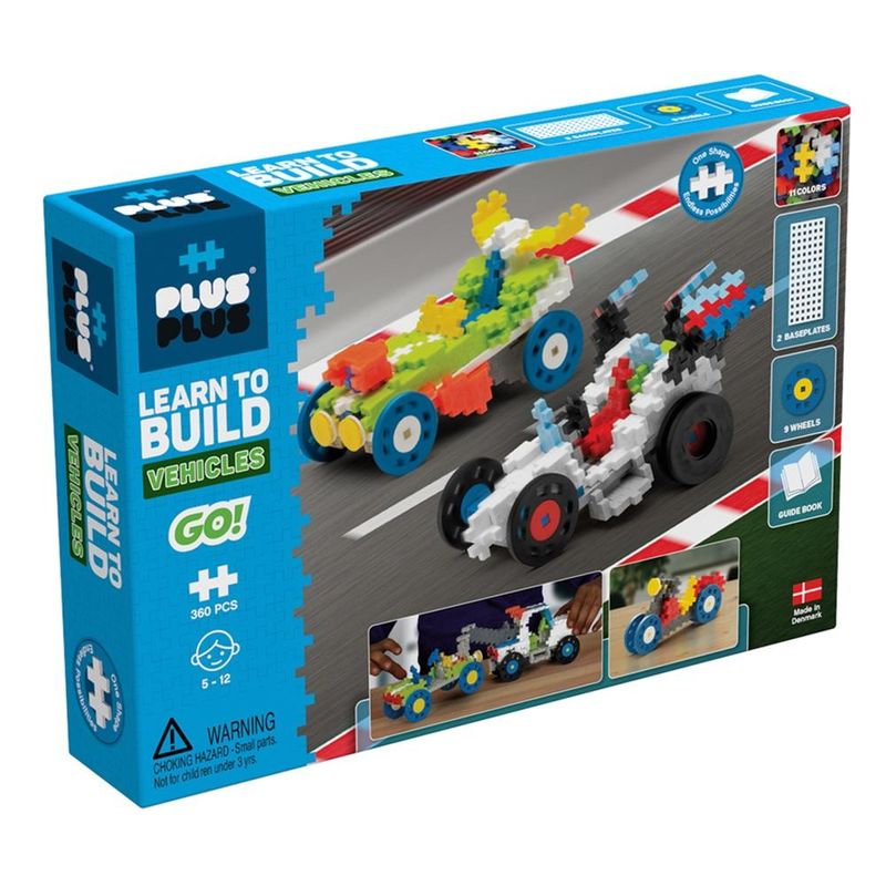Plus Plus GO! Learn To Build Vehicles