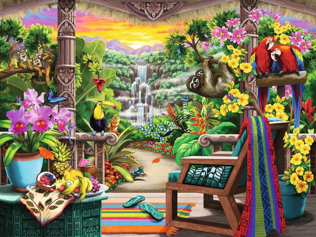 Ravensburger 750 Large Format Tropical Retreat