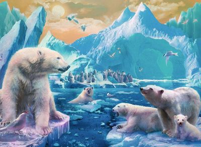 Ravensburger 300PCS Polar Bear Kingdom