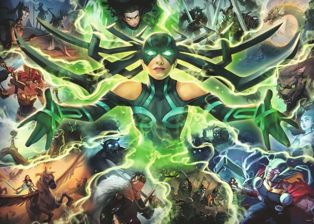 Ravensburger 1000PCS Marvel Villlainous - Hela 1000p