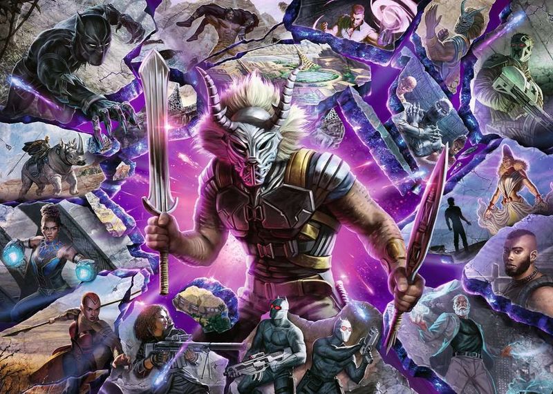 Ravensburger 1000 PCS Marvel Villlainous - Killmonger