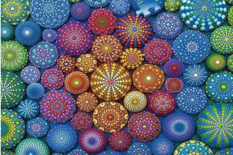 Ravensburger 2000PCS Radiating Rainbow Mandalas