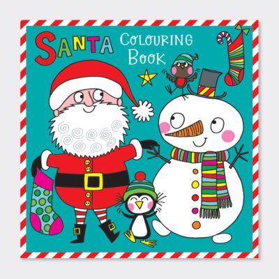 Square Coloring Book - Santa - 8x8