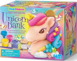 Paint Your Own Mini Unicorn Bank