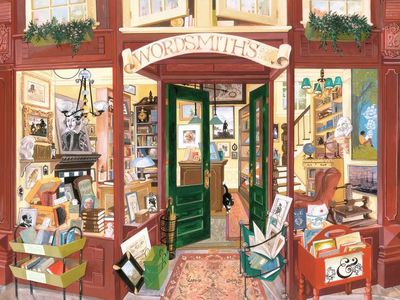 Ravensburger 1500Pcs Wordsmith&#39;s Bookshop