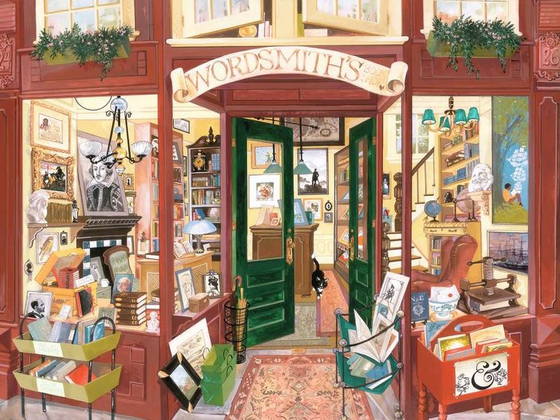 Ravensburger 1500Pcs Wordsmith&#39;s Bookshop