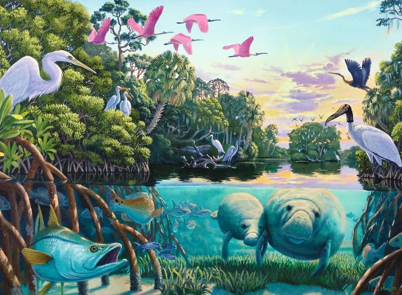 Ravensburger 500PCS Manatee Moments