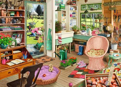 Ravensburger 1000 PCS The Garden Shed