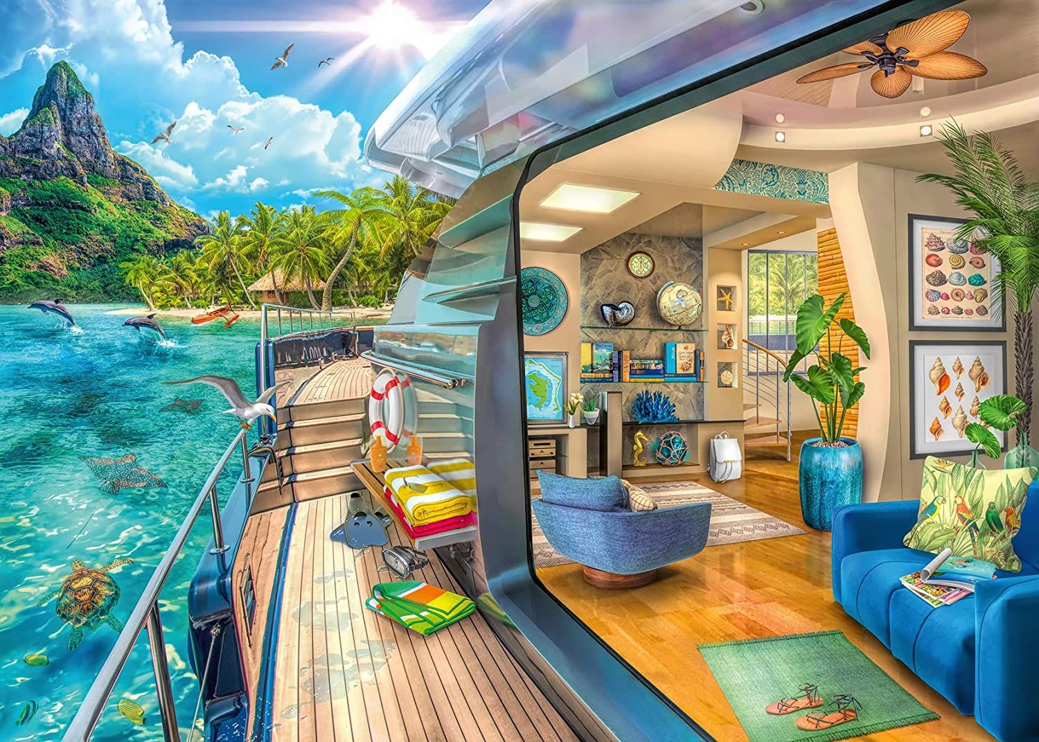Ravensburger 1000PCS Tropical Island Charter