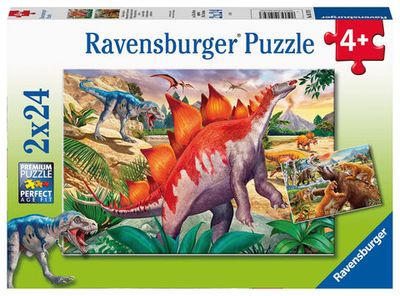 Ravensburger 2x24 Jurassic Wildlife