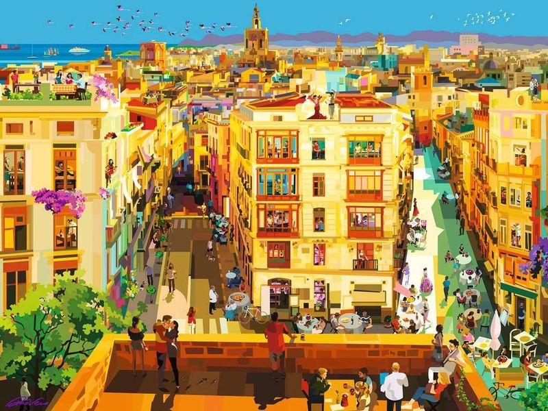 Ravensburger 1500PCS Dining in Valencia
