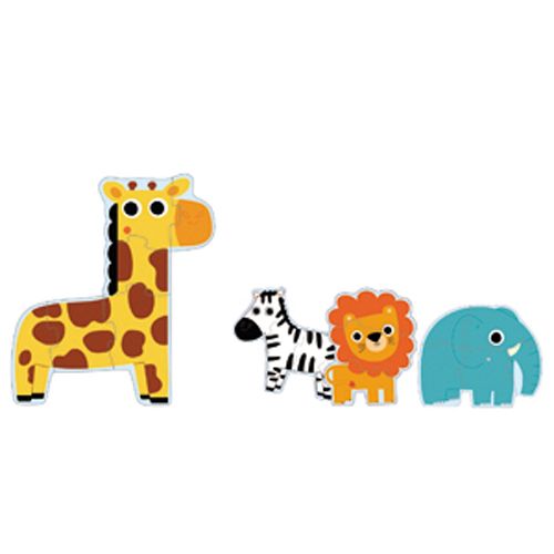 Primo Puzzle / In the jungle / 3,4,5,6 pcs