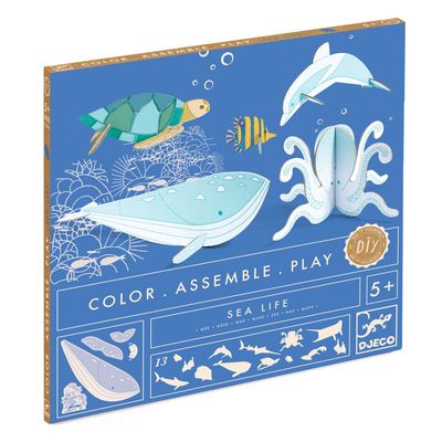 Colour Assemble Play / Sea life
