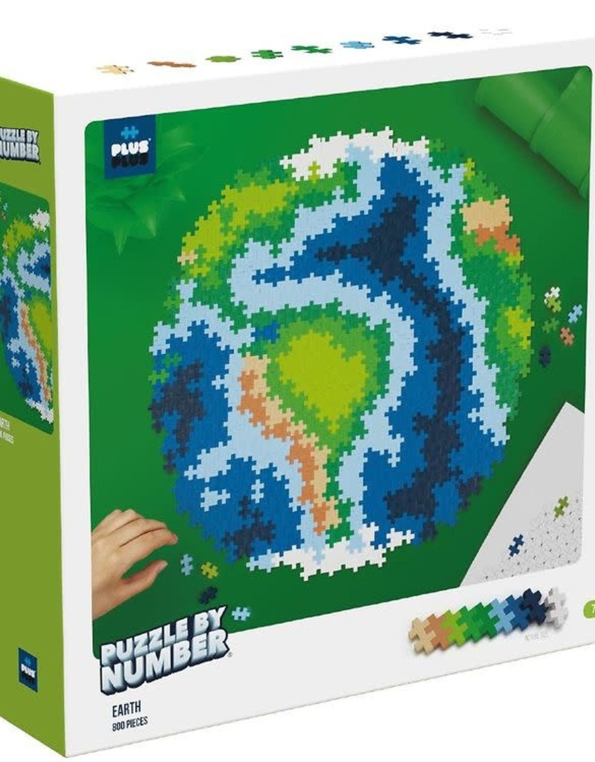 Plus Plus PUZZLE BY NUMBER : EARTH 800PCS