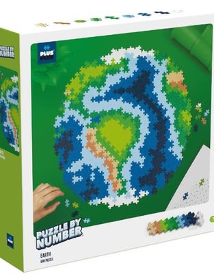 Plus Plus PUZZLE BY NUMBER : EARTH 800PCS