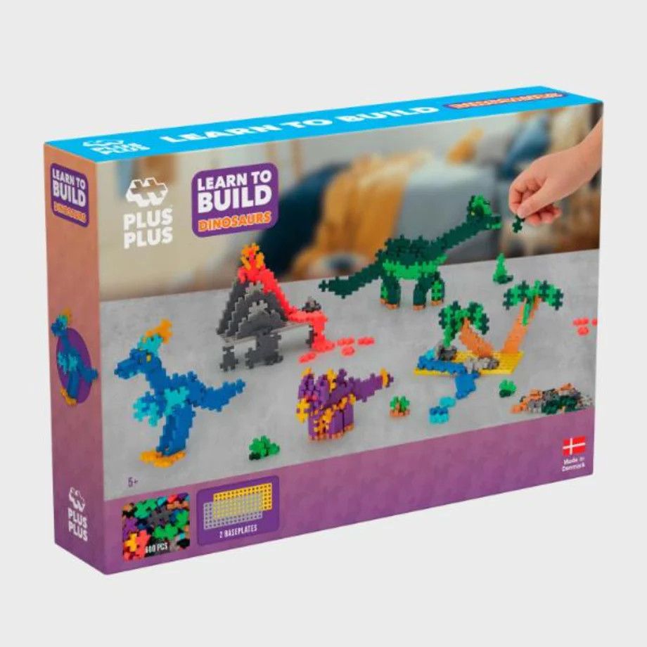 Plus Plus Learn to Build Dinosaurs