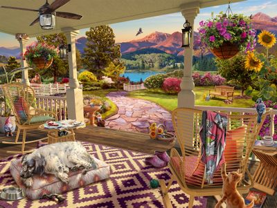 Ravensburger 750PCS Cozy Front Porch Views