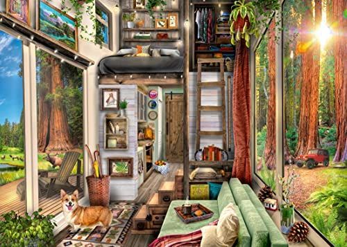 Ravensburger 1000 PCS Tiny House in Redwood Forest