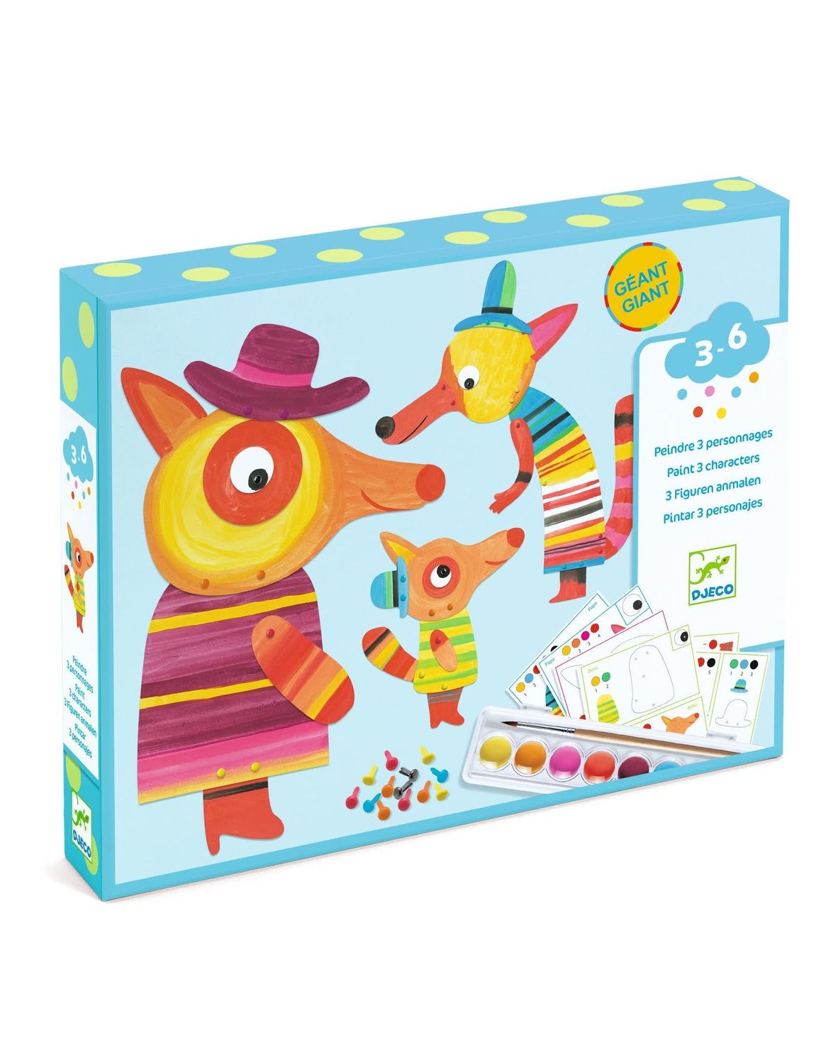 Painting for the little ones / The fox family