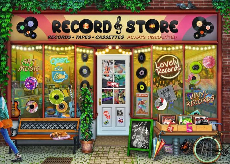 Vintage Vinyl (1000 pc Puzzle)